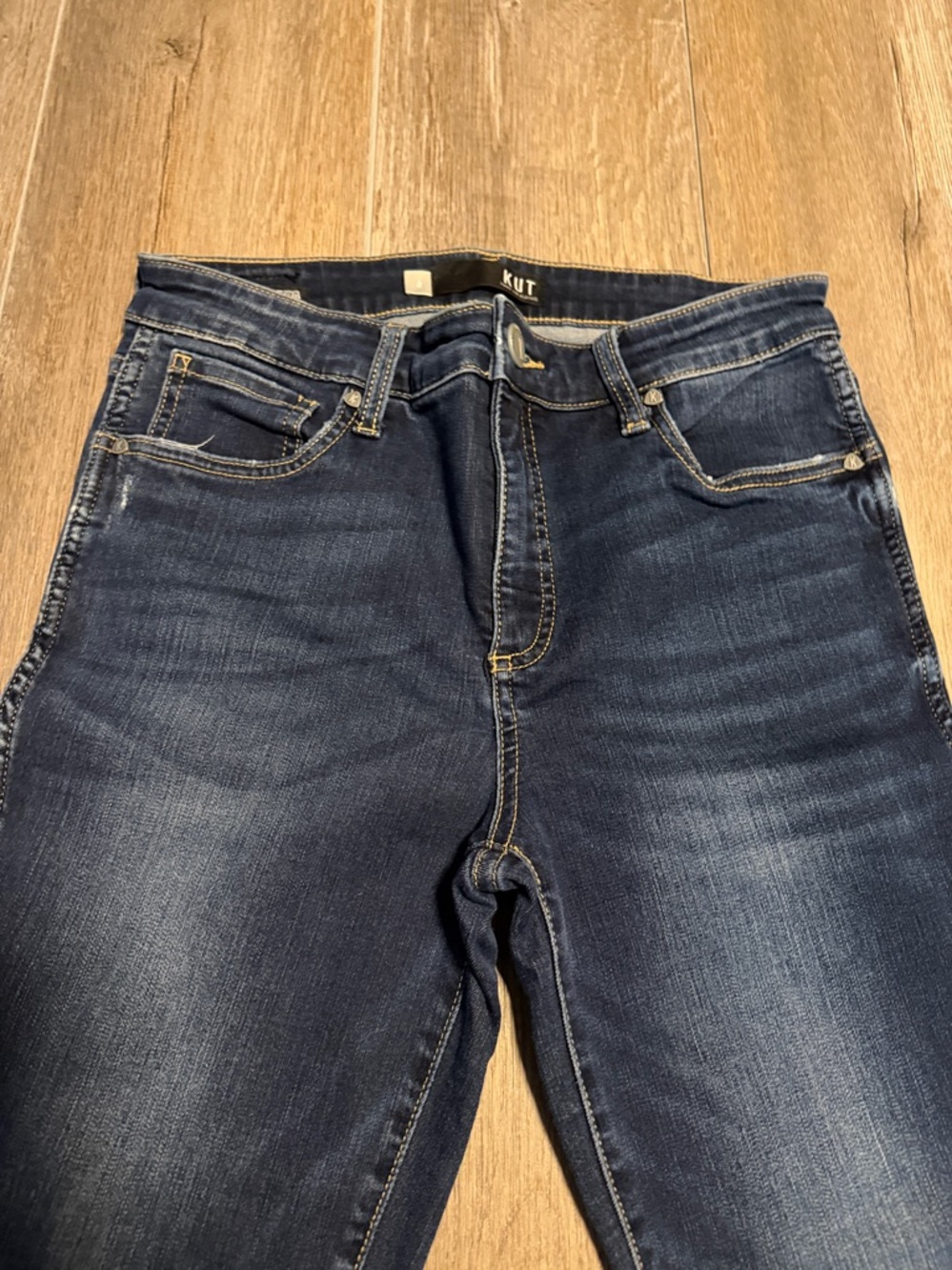 Kut from the Kloth Women's Skinny Jeans - Dark Blue Wash